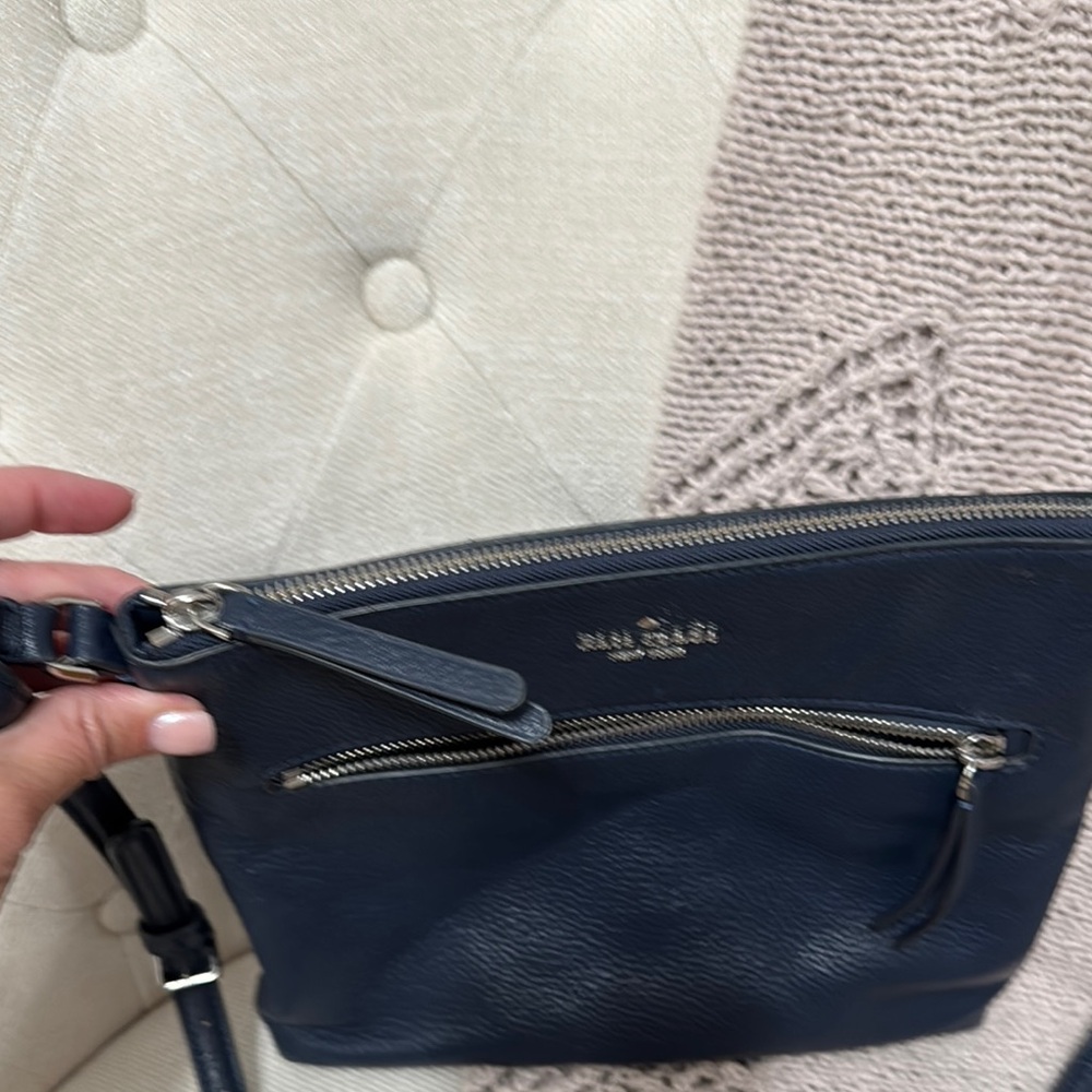 Kate Spade on Purpose Swingback Blue Crossbody Bag Retail $328 - Picture 3 of 9